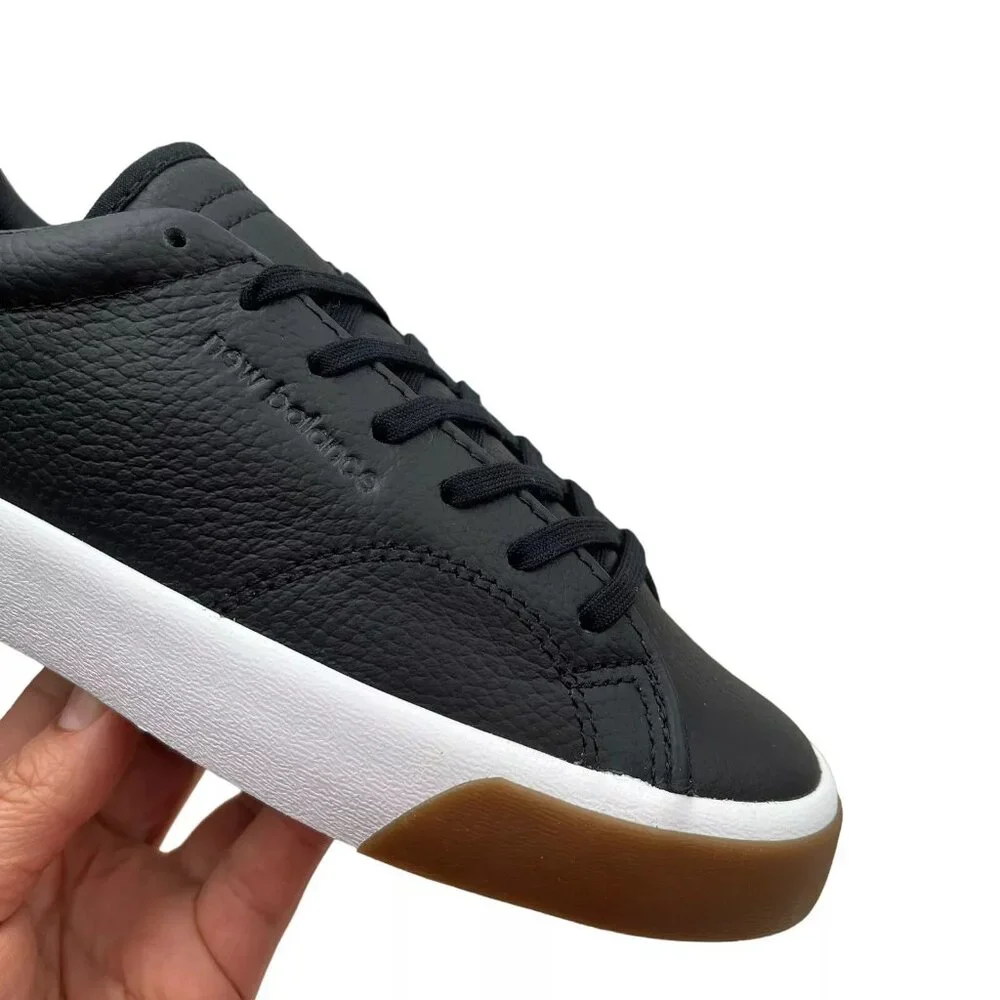 New Balance CT210 V1 Youth Boys Leather Sneaker Size 4.5 Black/White Skate Shoes